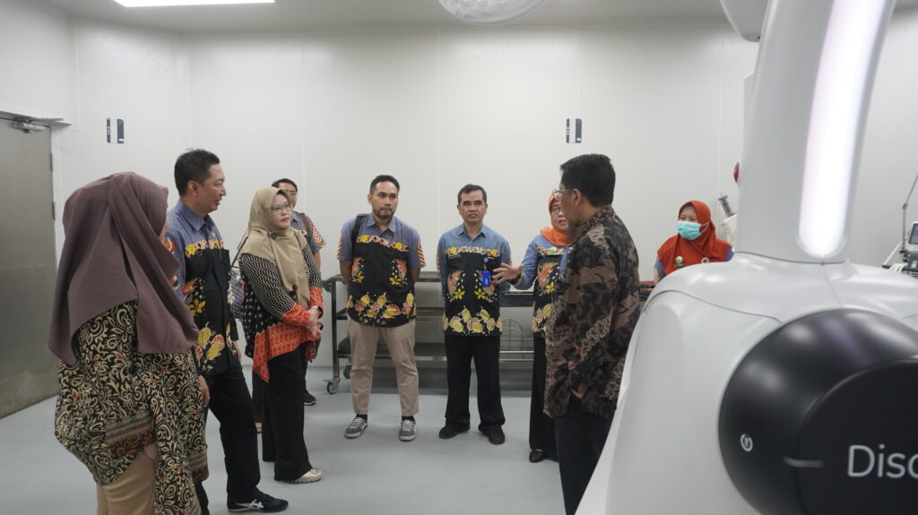 Visitasi Wadek di Cathlab