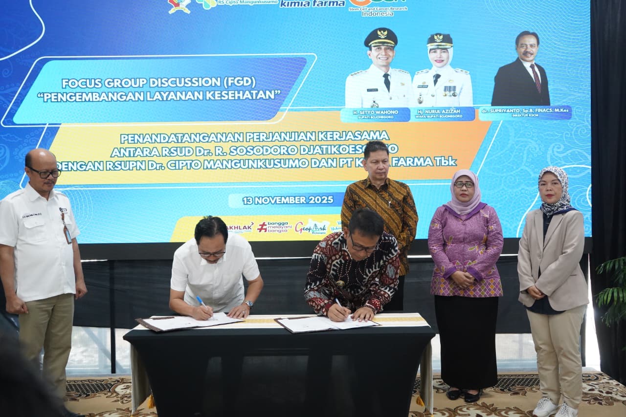 Kerjasama dan Bersinergi antara RSUD Sosodoro dengan RSUPN Cipto dan Kimia Farma