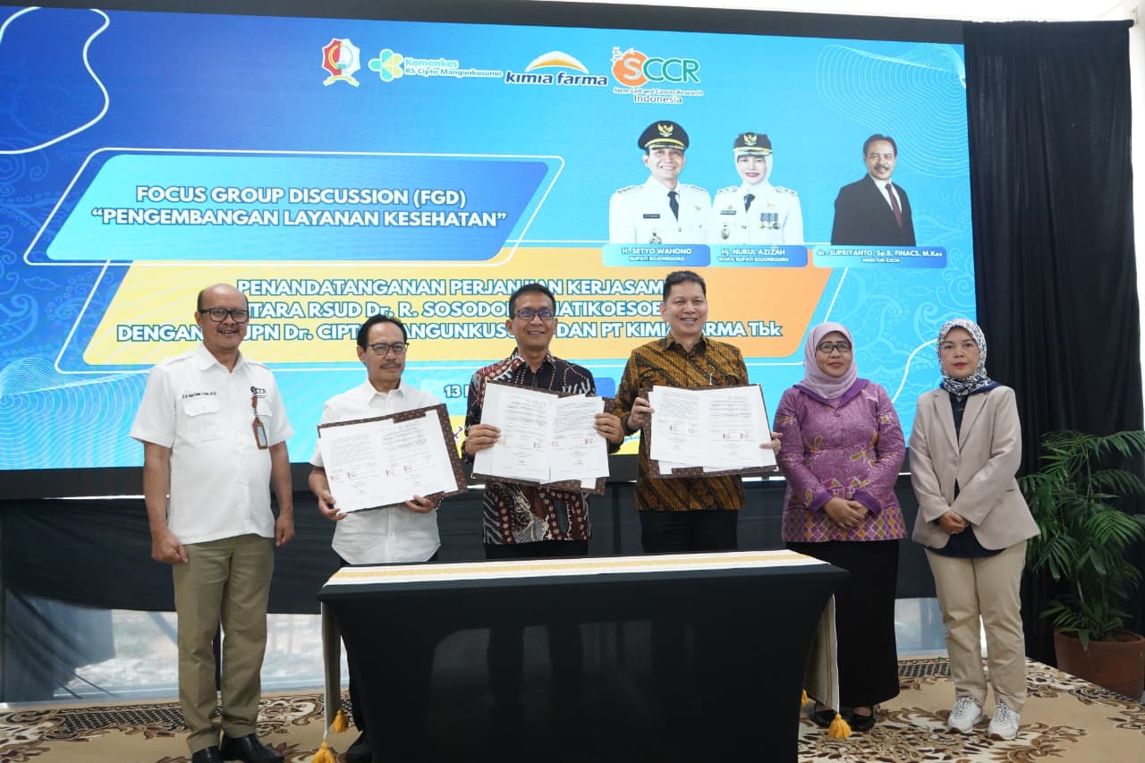 Kerjasama dan Bersinergi antara RSUD Sosodoro dengan RSUPN Cipto dan Kimia Farma