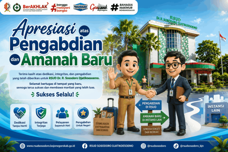apresiasi pengabdian dan amanah baru